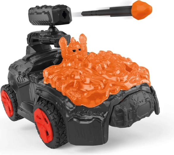 Lava-CrashMobile mit Mini-Creature-Minifigur