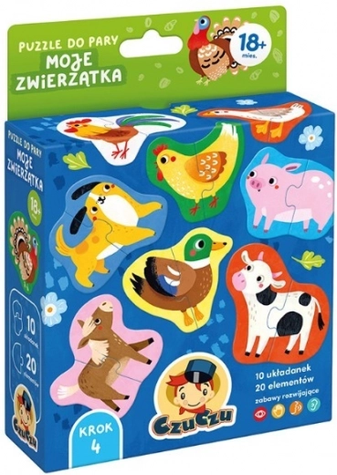 Paar-Puzzle – meine Tiere