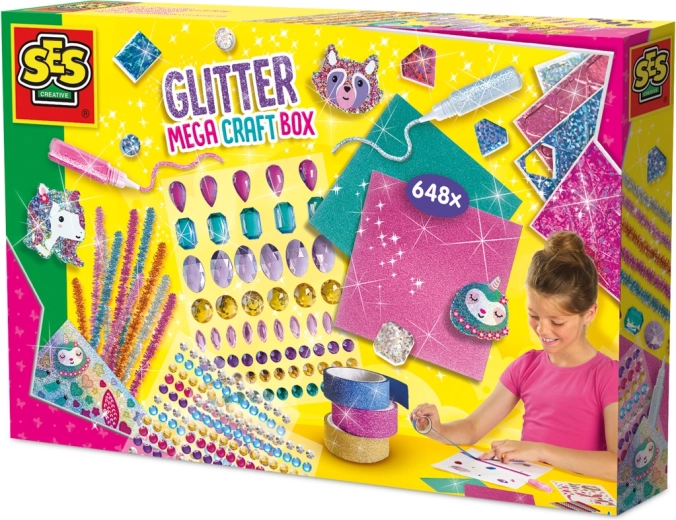 Mega-Box – Glitzer-Basteln für Kinder