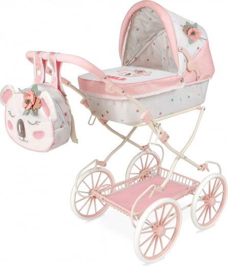 DeCuevas klappbarer Puppenwagen mit Rucksack Koala 81 cm