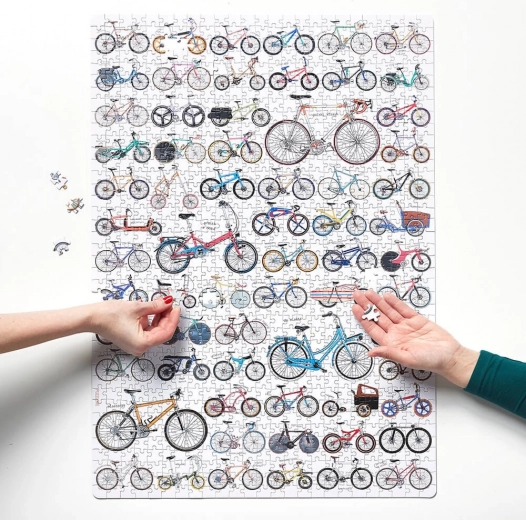 Puzzle 1000 Teile Puzzlove Fahrräder