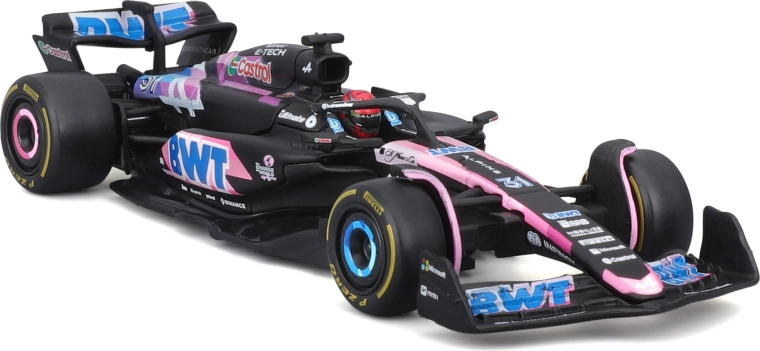 Fahrerfigur und frei drehende Räder