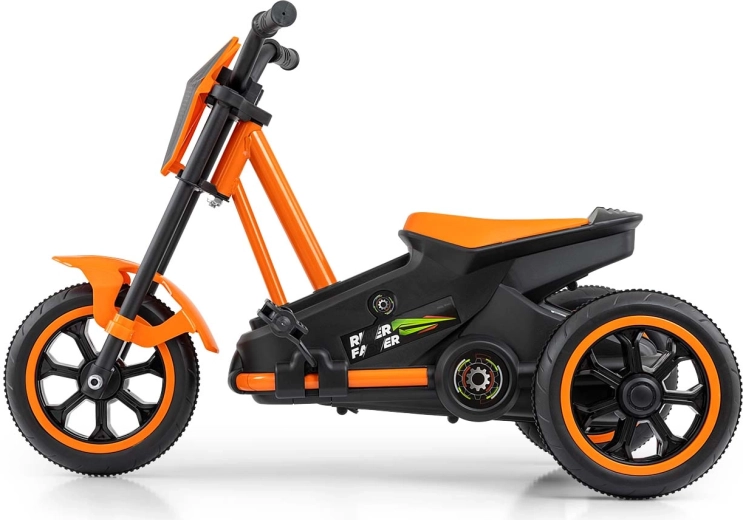 Stabile Dreirad-Ausführung mit Motorrad-Optik