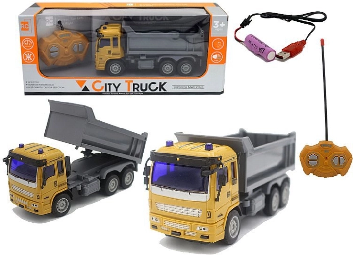 Adar RC-Kipp-Lkw ferngesteuert 1:30 mit Licht 27 MHz