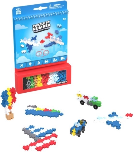 Plus-Plus Activity Verkehr 2D/3D-Konstruktionsset, 125 Teile