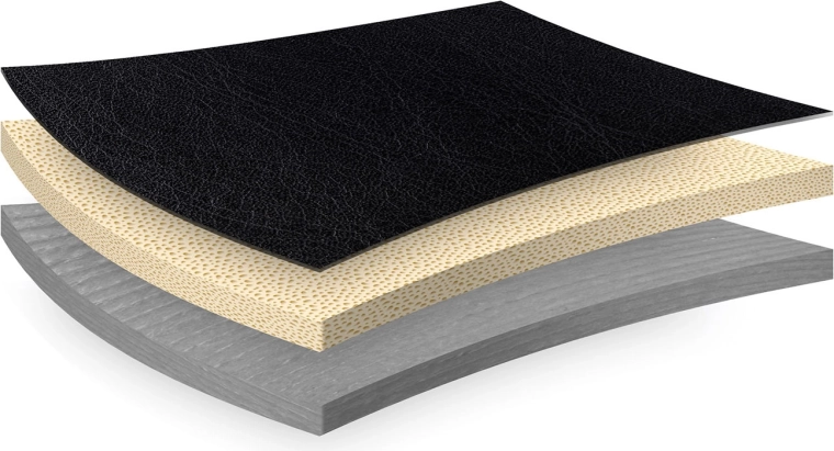 Komfortable Schichtkonstruktion und einfache Pflege