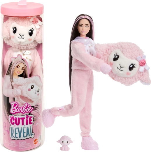 Barbie Cutie Reveal – rosa Schäfchen – Überraschung mit Zubehör