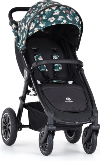 Petite&Mars Sportkinderwagen Street+ Air black limited flowers