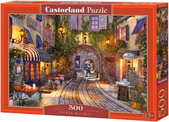 Puzzle 500 Teile - Französischer Gehweg