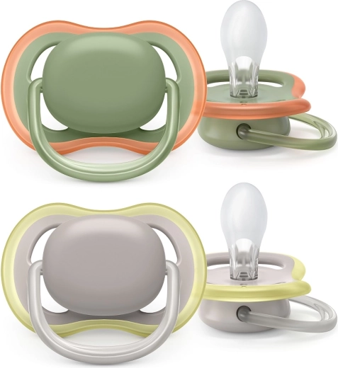 Philips Avent Schnuller Ultra Air, 6–18 Monate, Silikon, 2 Stk.