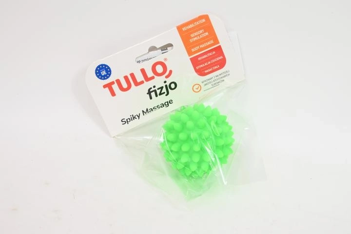 Fizjo Rehabilitations-Massageball mit Noppen 5,4 cm grün