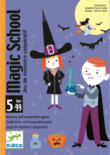 Kartenspiel Zauberschule von DJECO