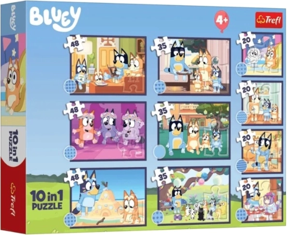 Bluey-Puzzle 10 in 1