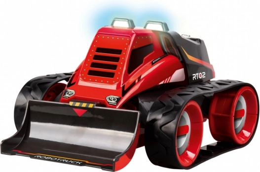 Truck-Design mit Schiebeschild und großen Rädern