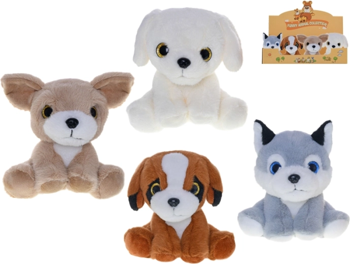 Plüsch-Hündchen 14 cm – niedliches Spielzeug für Babys