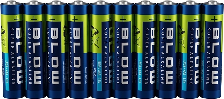 Alkaline Batterien AAA (LR03) BLOW Super Alkaline 10 Stück