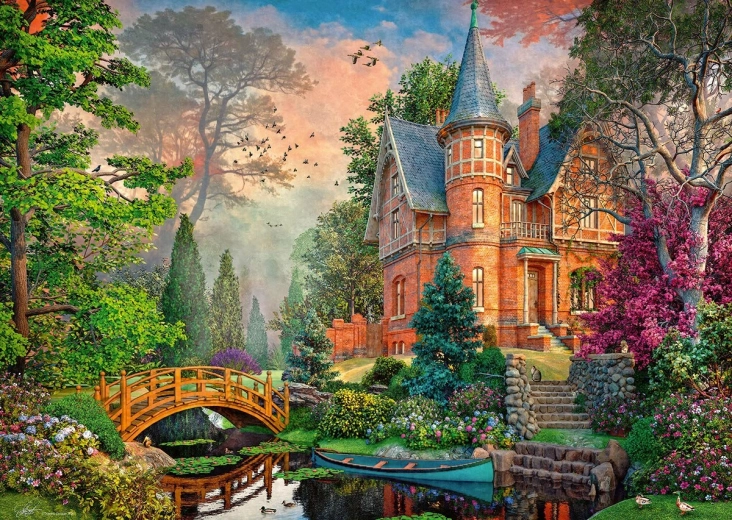 Ravensburger Puzzle Bemerkenswertes Terrakotta-Haus 1000 Teile
