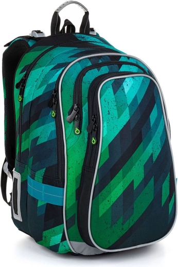 Grün-blauer Schulrucksack Topgal LYNN