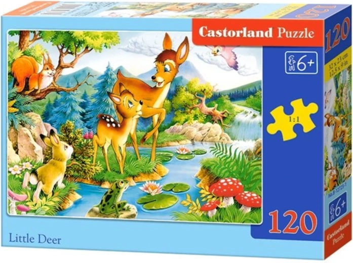 Kinderpuzzle Little Deer mit 120 Teilen