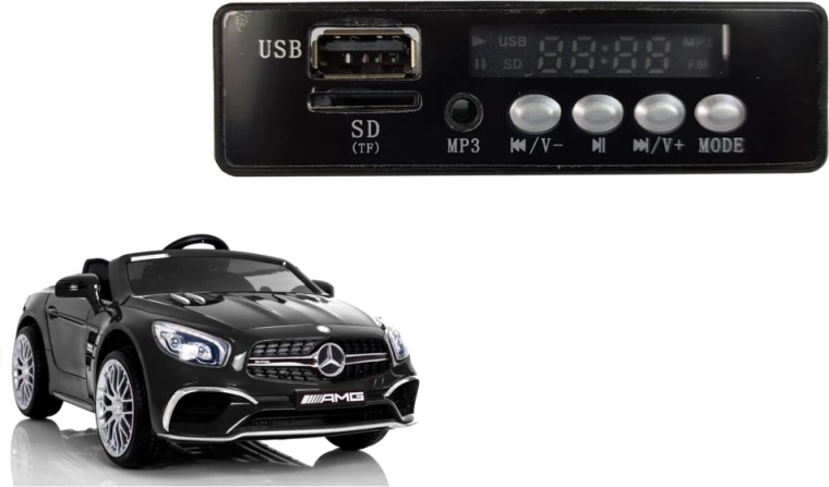 Musikpanel für Kinderauto MERCEDES AMG SL65 XMX602