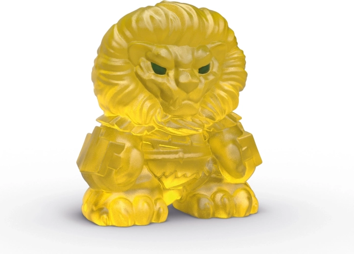 Transparente Minifigur mit Löwenmähne