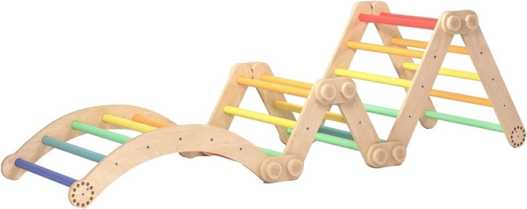 BusyKids große faltbare Kletteranlage Regenbogen