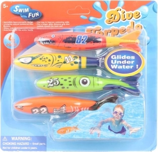 Unterwasser-Tauchraketen für Kinder – Set mit 4 Stück
