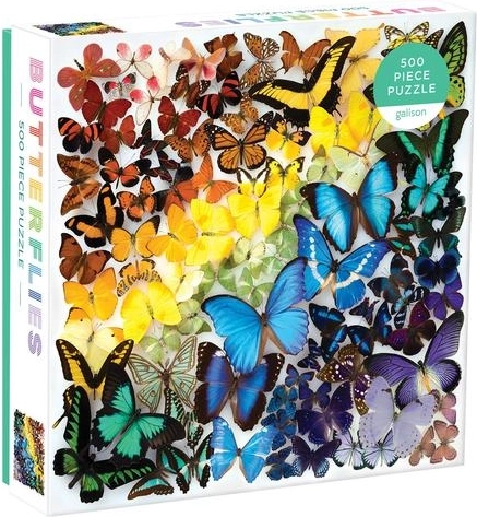 Puzzle Regenbogen-Schmetterlinge 500 Teile GALISON