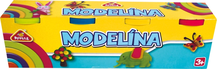 Knetmasse für Kinder – Set mit 4 Farben