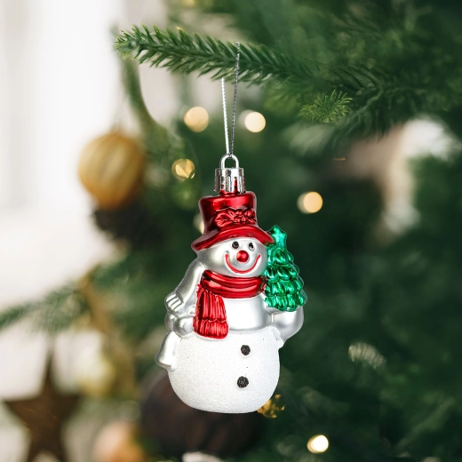 Weihnachtlicher Hängeschmuck Schneemann