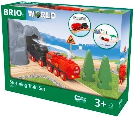 BRIO World Eisenbahn-Set mit Dampflok