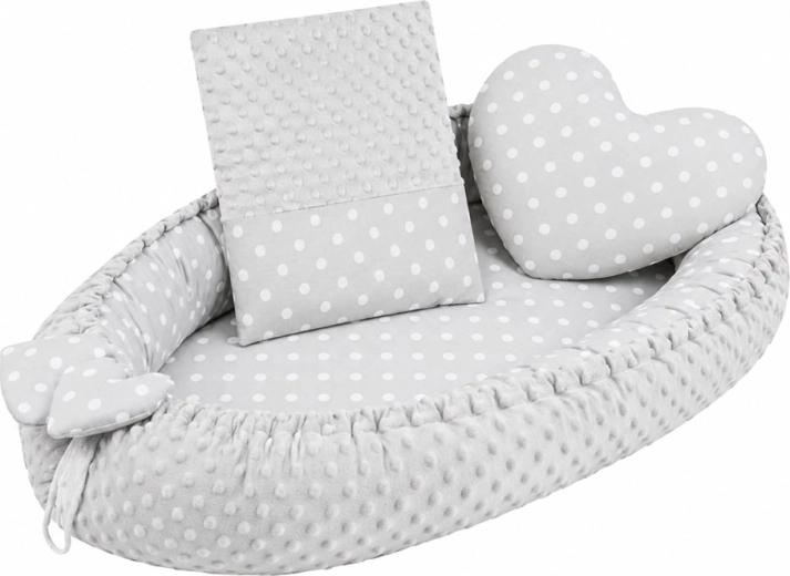 Beidseitig: Baumwolle + Minky
