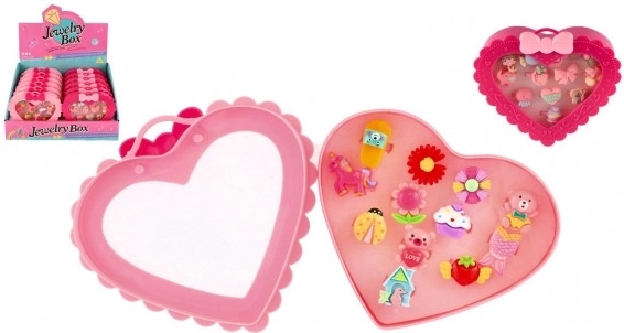 Satz verstellbarer Kunststoffringe - verschiedene Motive