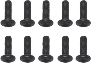 Schrauben Torento 2,5 × 6 × 10 mm (10 Stk.)