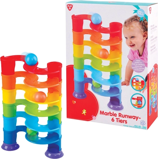 PLAYGO-Kugelbahn mit 6 Etagen