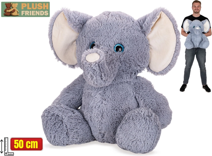 Plush Friends Plüschelefant sitzend 50 cm