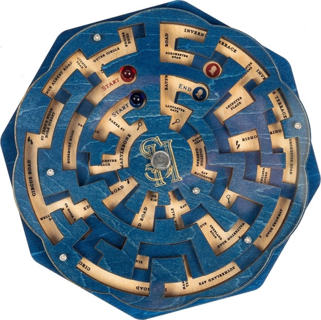Knobelspiel Sherlock Holmes: Der Fall von Moriartys Versteck – drehendes Labyrinth von PROFESSOR PUZZLE