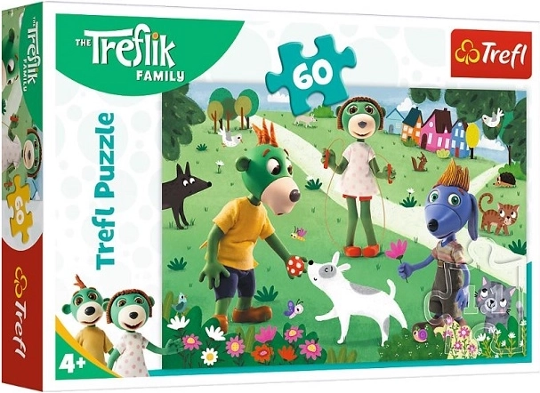 Trefliki-Puzzle Fröhlicher Tag, 60 Teile