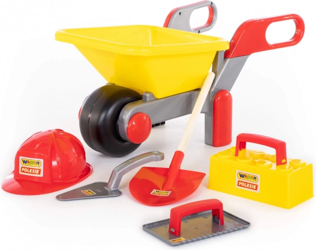 Kinder Bausatz Wader Polesie mit Schubkarre