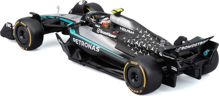 Detailgetreue Ausführung des Mercedes-AMG Petronas W16 (2025)
