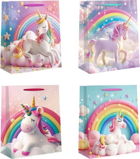 Geschenktüte M mit Einhornmotiv