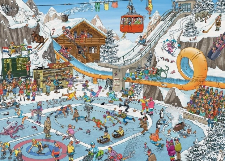 Puzzle JvH Winterspiele 1000 Teile