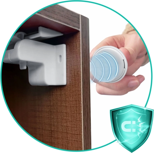 Verdecktes und sicheres Schließen von Schränken