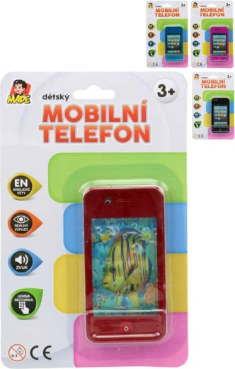 Kinder-Smartphone-Spielzeug mit Sound 11 cm (englische Sätze) – 1 Stück