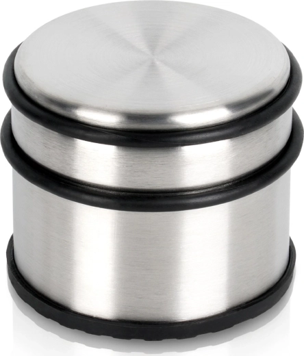 Edelstahl-Türstopper, silber 9,5 cm