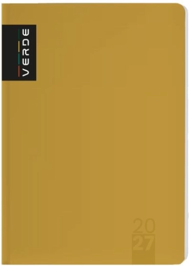 Verde Tageskalender A5 2027 Senf