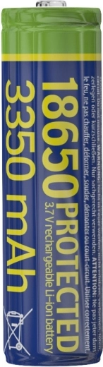 Geschützter Li-Ion-Akku 18650 3,7 V 3350 mAh
