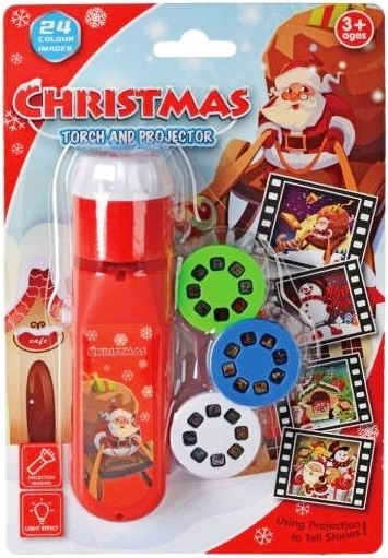 Weihnachtsprojektor mit Diaprojektion – magische Taschenlampe