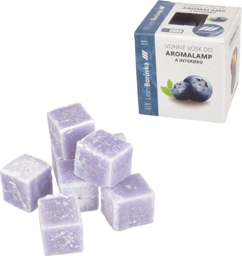 Duftwachs-Würfel Blaubeere für die Aromalampe (8 Stk.)