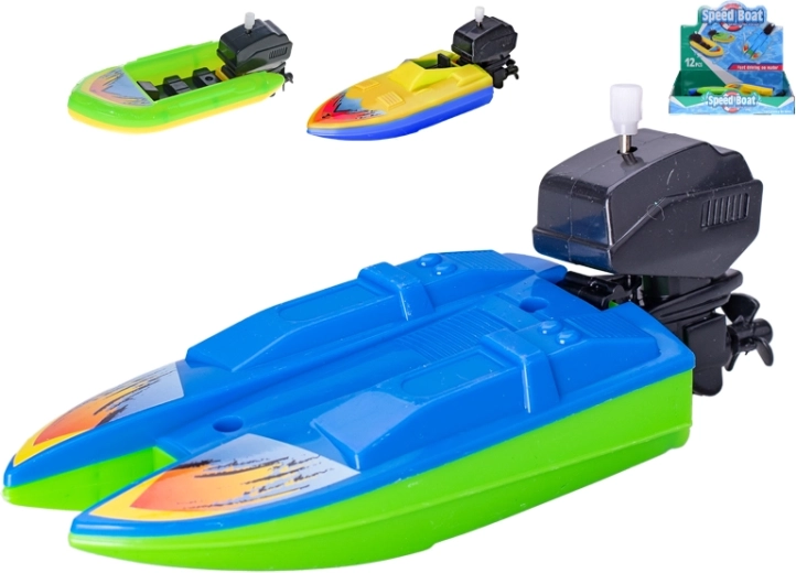 Aufziehbares Kunststoff-Boot für Badewanne und Planschbecken für Kinder